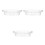 3Pcs Transparent Glass Tea Pot Lid Easy Install Replacement 9