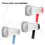Portable Solar Bluetooth Megaphone Speaker 8W 21.4cm Blue 10