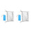 2Pcs Foldable Aluminum Camping Blanket Waterproof Moistureproof Silver 5