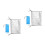 2Pcs Foldable Aluminum Camping Blanket Waterproof Moistureproof Silver 7