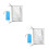 2Pcs Foldable Aluminum Camping Blanket Waterproof Moistureproof Silver 9