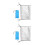 2Pcs Foldable Aluminum Camping Blanket Waterproof Moistureproof Silver 10