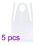 500Pcs Transparent Disposable Aprons Waterproof Pe Plastic for Cooking 10