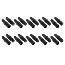 40 Pairs XLR 3 Pin Microphone Audio Cables Plug Connectors Male Female MIC Snake Plug Cable Connectors