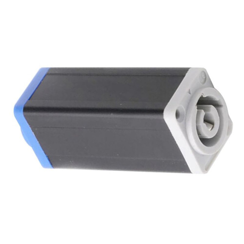 8X LED PowerCon AC Coupler Adapter Extender Connector High Quality Speakon Panel Mount Straight Adapter  to White 1