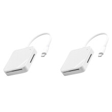 2X 4 in 1 Memory Card Reader Adapter Type C USB-C  Media OTG M2  SM XD Card Reader for Android Accessories