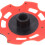 2Pcs Red Plastic Hiking Stick Mud and Snow Basket Accessory Removable 8