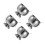 4Sets Stainless Steel Cream Bowls Multipurpose Storage Cups 4