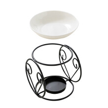 Ceramic Essential Oil Burners Wax Melt Burners-Black