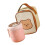 304 Nonrust Steel Breakfast Cup Thermal Insulation Bag-Pink 1