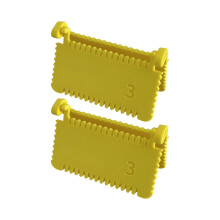 2Pcs Hinged Sewing Template Ruler Plastic Quilting Measuring-5