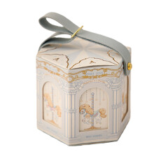 Individualized Cardboard Celebration Favors Box Unique-Blue