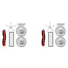 2X Voor Bot W10 W10 Pro Zelfreinigende Robot Stofzuiger en Dweil Hoofdzijborstel Hepa Filter Mop Pads Onderdelen