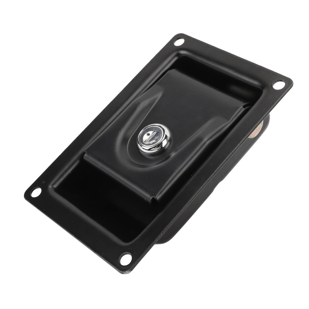 146X96mm Heavy Duty Carbon Steel Paddle Handle Lock With 2 Keys 9331385681616