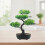 Artificial Tree Sculpture Faux Miniature Greenery-Double layer 3