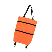Structure pliable de sac utilitaire roulant polyvalent-Orange