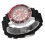 Luminescent Automatic Rotating Bezel Men’s Watch, Silver-Red, 42mm 14