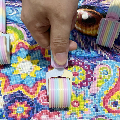 Rouleau de peinture de perles d'alignement, outil, poignée 1
