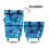 Structure pliable de sac utilitaire roulant polyvalent-Orange 5