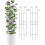 2lots Metal Vertical Garden Frames For Plant Easyly Assembly 2