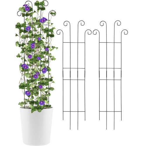 2lots Metal Vertical Garden Frames For Plant Easyly Assembly 1