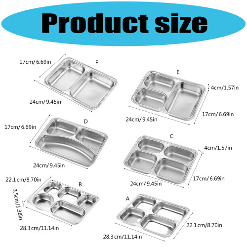 Stainless Steel Dinnerware Set Scratch-New Small Square thr 2
