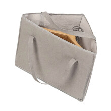 Le tissu de polyester de support de stockage de cintre de-gris