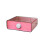 Stackable Underwear Organizers Clear PET-16 squares pink model 1