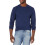 Hanes Men Long Sleeve Shirt,1 Pack (M) Navy 1