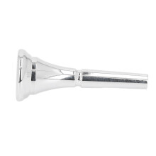 Metal Silver-Plated French Horn Mouthpiece for Beginners & Pros