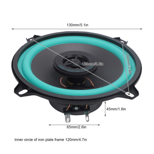 Full Frequency 5 Inch Car Coaxial Speakers