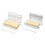 Boîte de rangement de cuisine, boîte de séparation du-Blanc 3