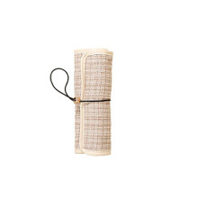 Sieradenreisrol met meerdere compartimenten beschermt-Beige