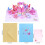 Carte pop-up papillon faite à la main avec un espace de message 3