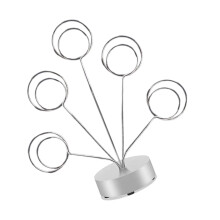 5-tak fotokaarthouder boom met verstelbare-Zilver rond
