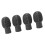 4 pezzi di punta in silicone per tamburo, grigio, 3217 mm 13