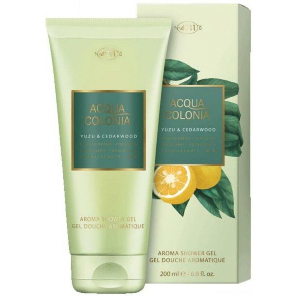 4711 Acqua Colonia Yuzu & Cedarwood 200Ml Shower Gel