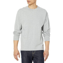 Hanes Men Long Sleeve Shirt,1Pack (XL) Light Steel