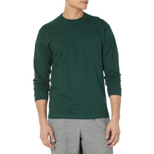 Hanes Men Long Sleeve Shirt,1Pack (XL) Deep Forest