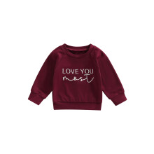 (3-4 Years, Wine Red) Bluze pentru bebeluși, topuri casual.