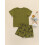 (80, Army Green) Παιδικά Αγόρια Καλοκαιρινά Στρογγυλή Λαιμόκοψη 4