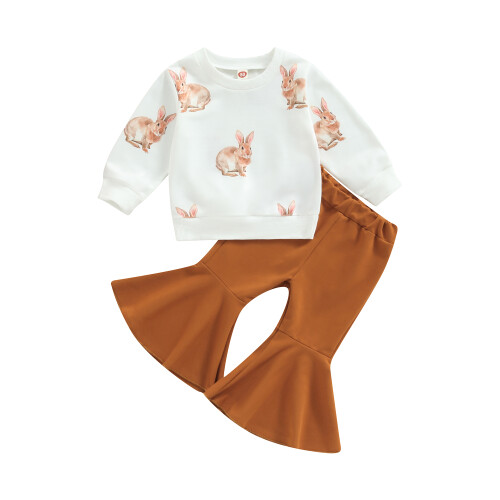 (3-4 Years, White) Conjunto de ropa (2 piezas).