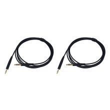 2X for QC35 Headphone Cable QC25 QC35 II QC45 Soundtrue Audio Cable 3.5 to 2.5 Portable Pair Recording Cable,Black