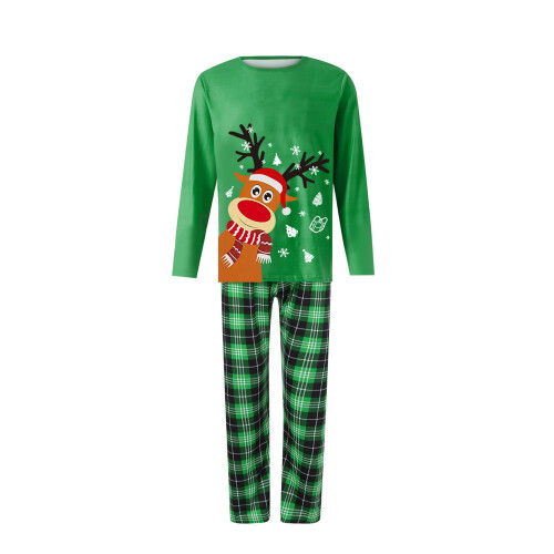 (XL, Green Dad) Pyjamas de Noël et bébés.