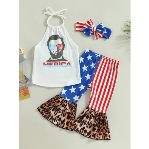 (2-3 Years, White) Conjunto de ropa 3 piezas. 1