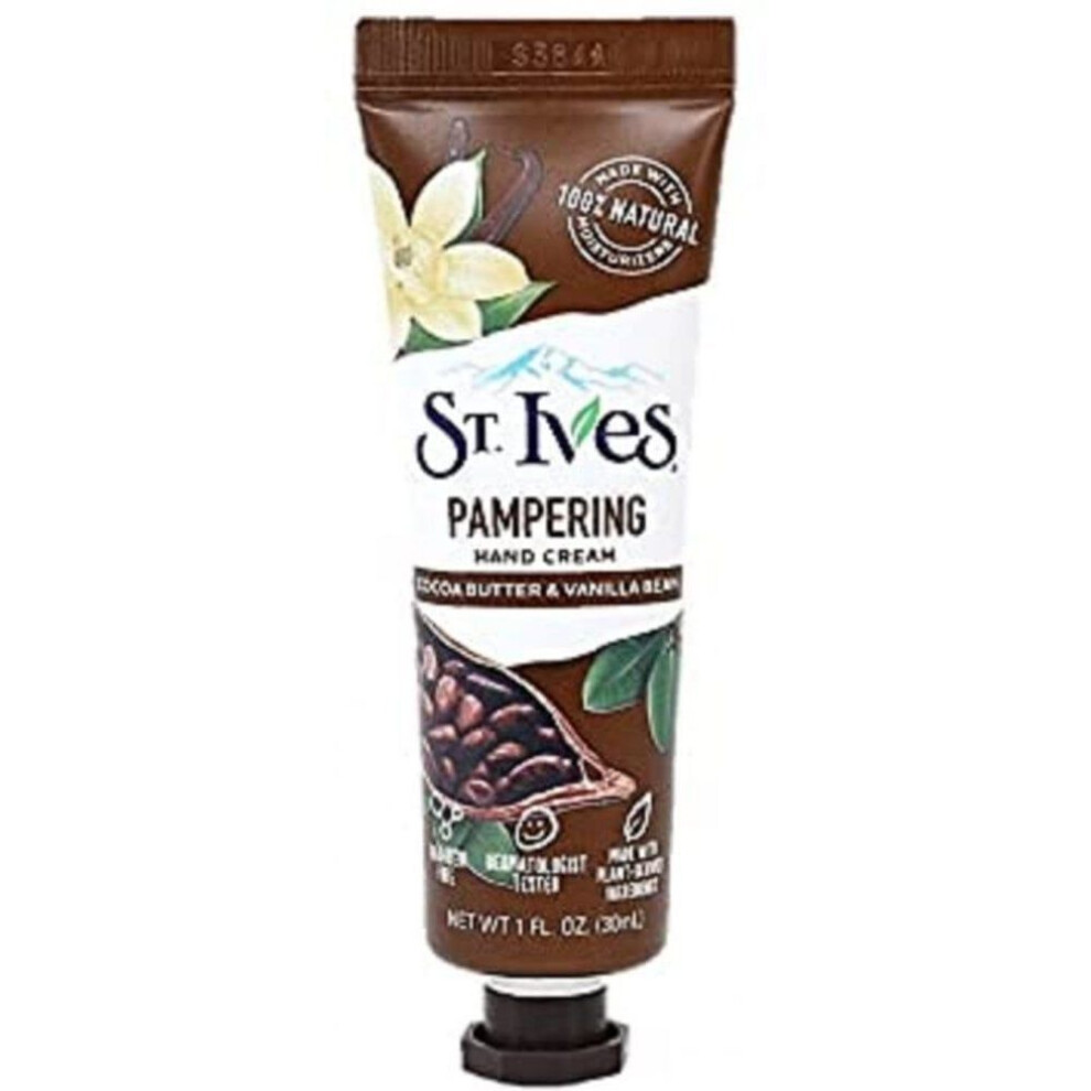 St. Ives Pampering Cocoa Butter & Vanilla Bean Hand Cream 30Ml - Image 3