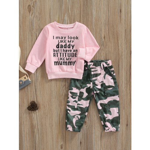 (5-6 Years, Pink) Παντελόνι 2 τεμαχίων Dairy Wears. 2