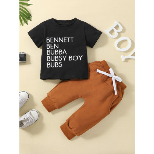 (18-24 Months, Black) σετ ρούχων για 2 τεμάχια 1