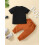 (12-18 Months, Black) σετ ρούχων για 2 τεμάχια 3