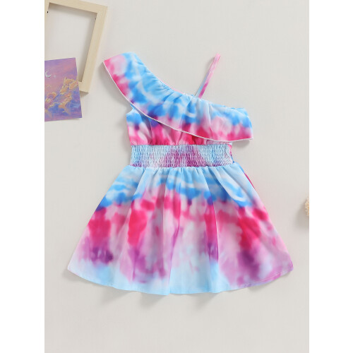 (4 Years, Blue) Φόρεμα Tie-Dye για στη μέση. 1